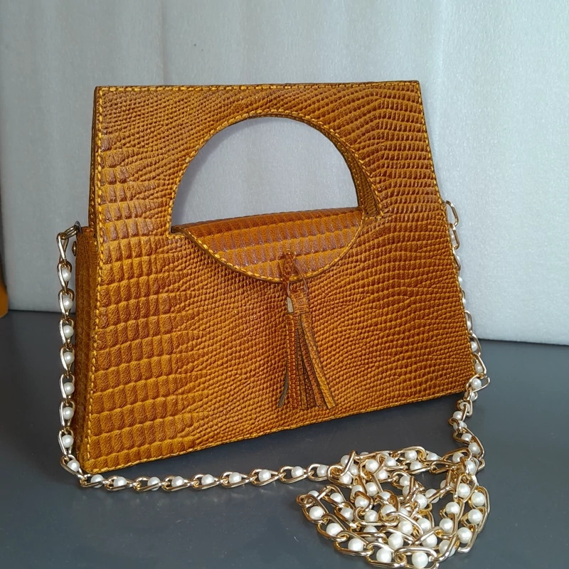 کیف دستی ودوشی  چرم طبیعی